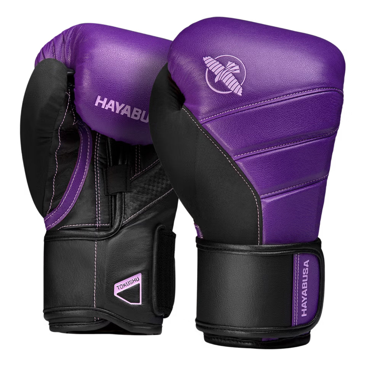 Hayabusa T3 Boxing Gloves - Púrpura/Negro