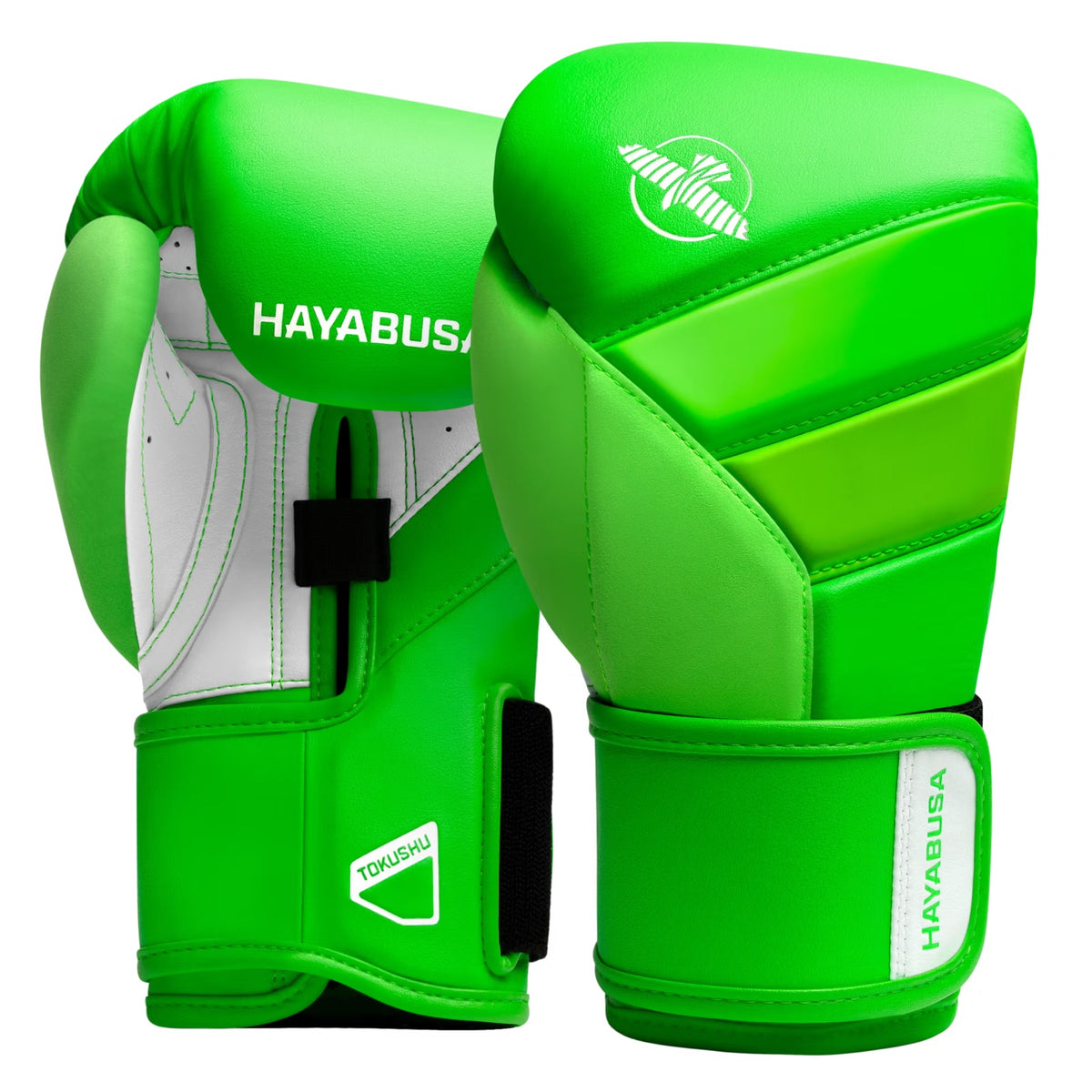 Hayabusa T3 Boxing Gloves - Verde/Blanco