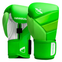 Hayabusa T3 Boxing Gloves - Verde/Blanco