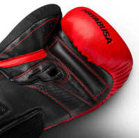 Hayabusa T3 Boxing Gloves - Rojo/Negro