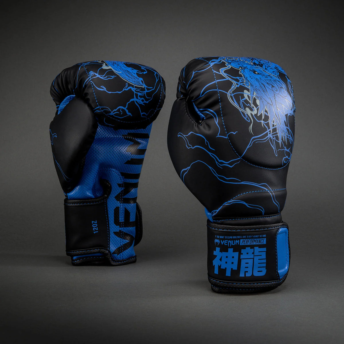 Venum Thunder Dragon - Black/Royal Blue (10oz)