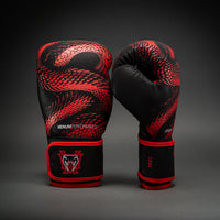 Venum Matupa - Negro/Rojo/Plata (14oz)