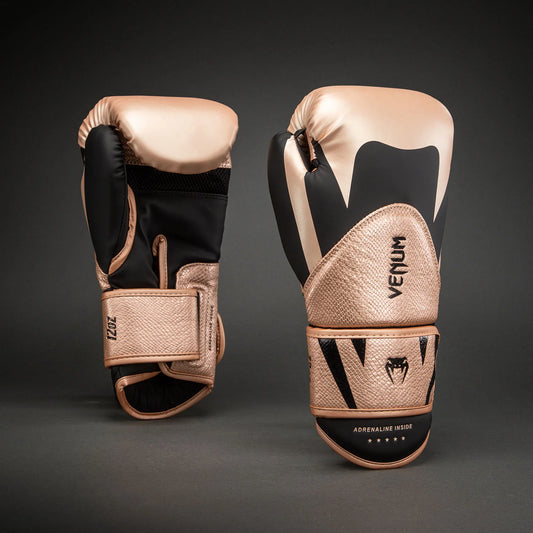 Venum Challenger 4.0 Scales Boxing Gloves - Pearly Pink/Black