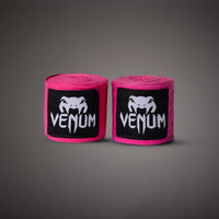 Venum Kontact Hand Wraps - Rosa Neón (2.5m)