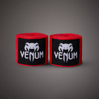 Venum Kontact Hand Wraps - Negro/Rojo (2.5m)
